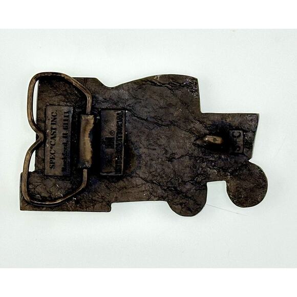 International Harvester Spec-Cast Brass Belt Buckle IH 5288 Tractor Farm Ag - Picture 6 of 6